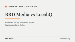 BRD Media vs LocaliQ comparison for local business owners