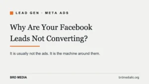 Facebook leads not converting diagnostic guide