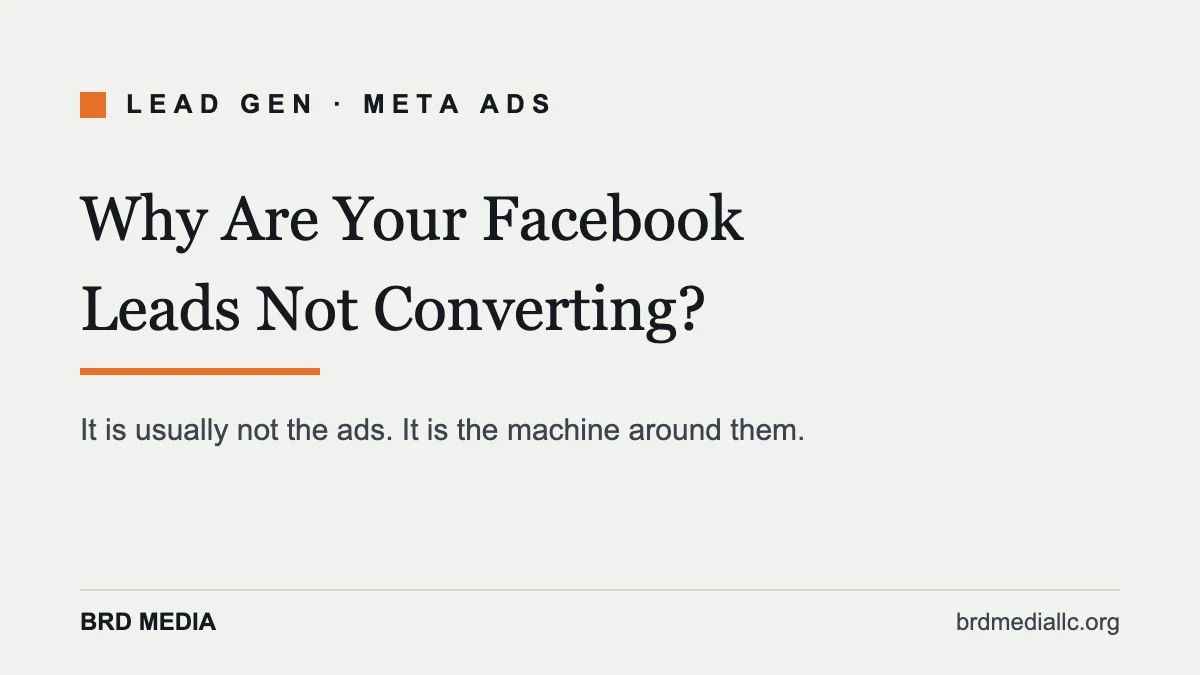 Facebook leads not converting diagnostic guide