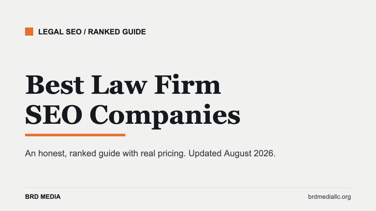 best law firm seo companies ranked guide for attorneys