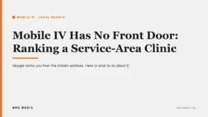 mobile iv hydration service area business