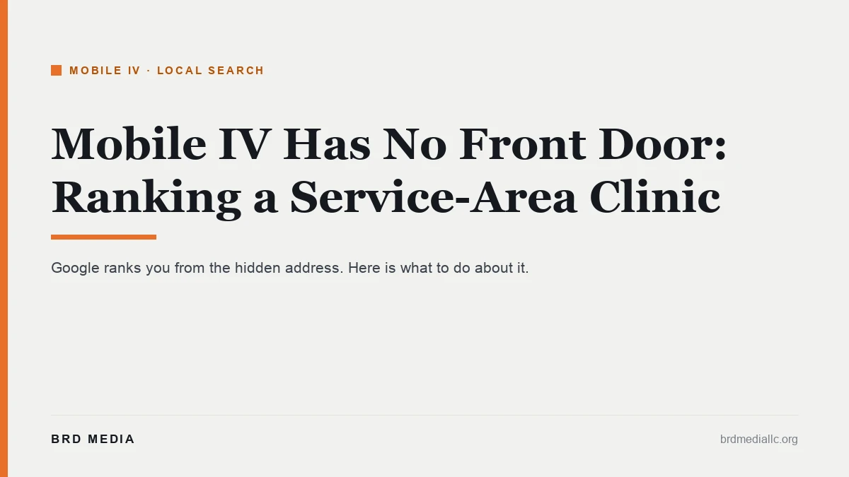 mobile iv hydration service area business