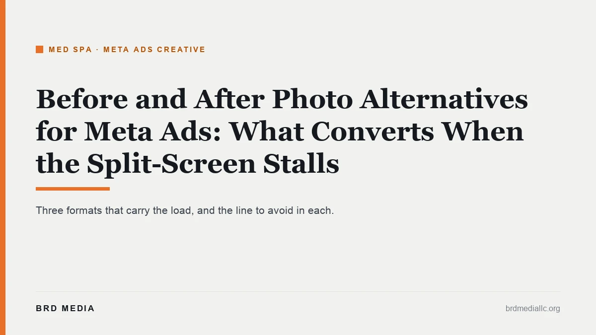 before and after photo alternatives meta ads