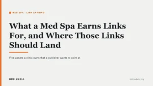 what a med spa earns links for